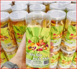 Trái cây thập cẩm sấy - Công Ty TNHH SX & TM Thực Phẩm Dung Thành